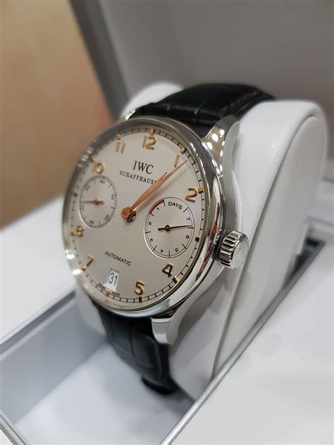 iwc usato portoghese 7 days|used iwc portuguese watches.